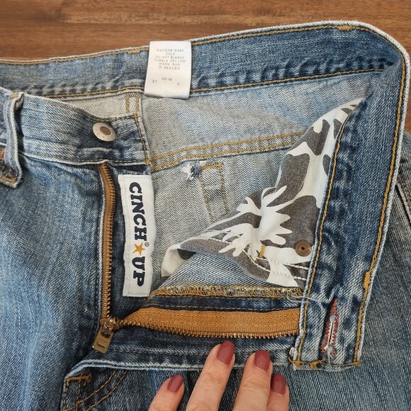 Cinch Jeans Mens 30x32 Blue Straight Western Cowboy Workwear - Picture 6 of 11